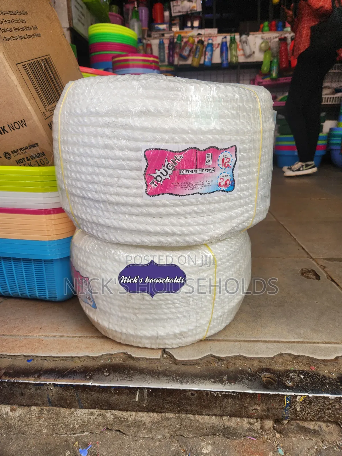 Polythene -Ply Ropes 12mm by 200m