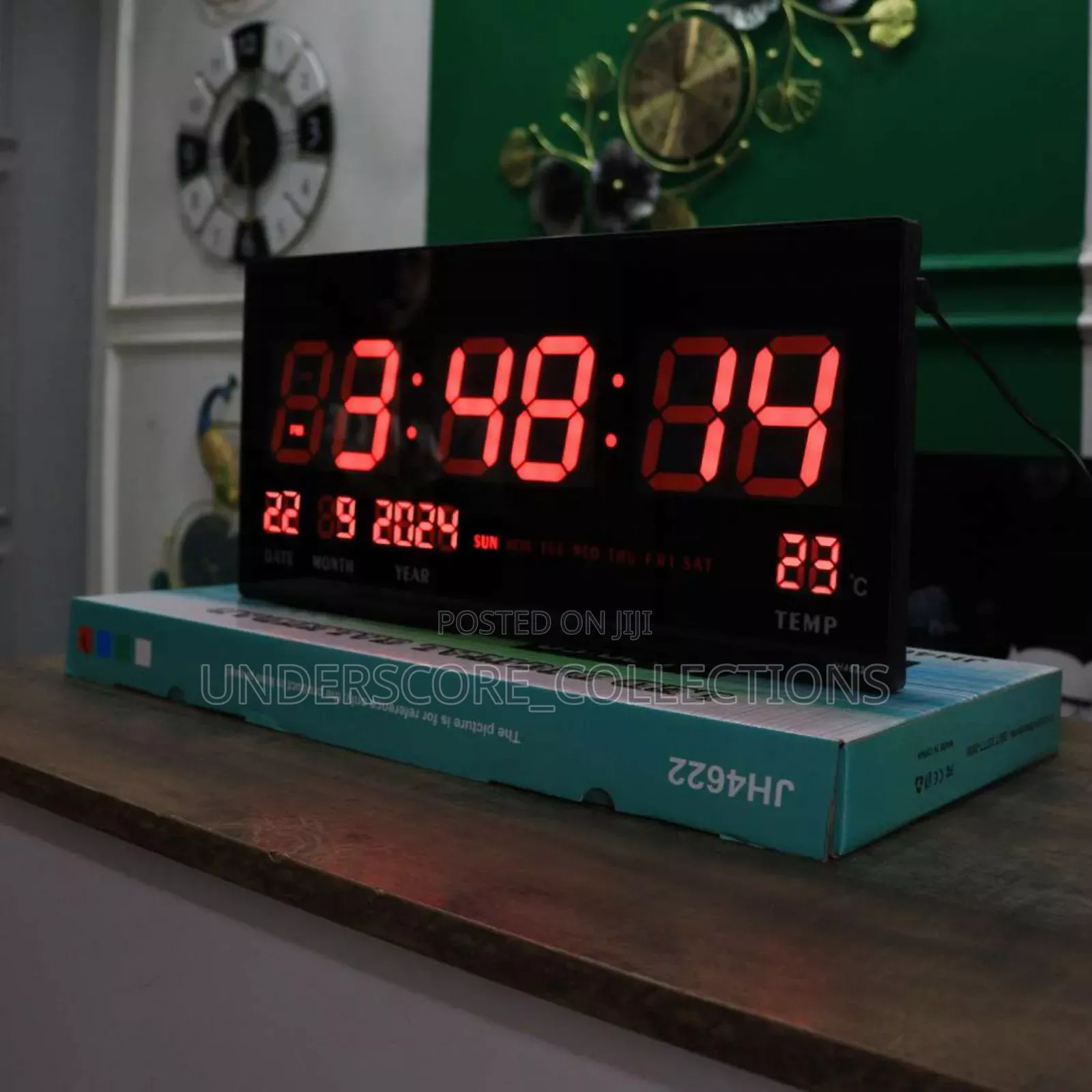 The Red Jumbo Digital Clock