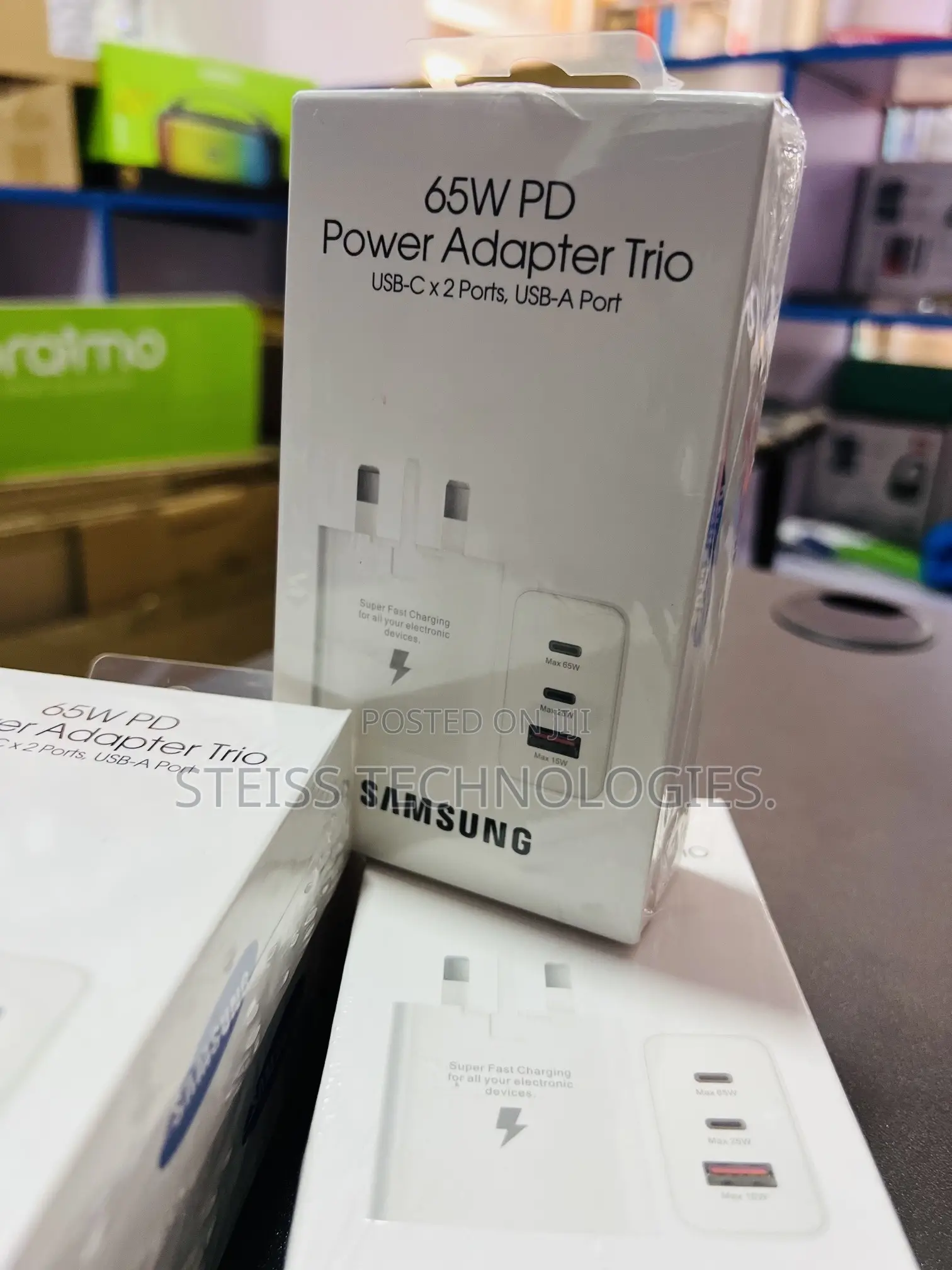 65watts Usb C *2ports Samsung Charger
