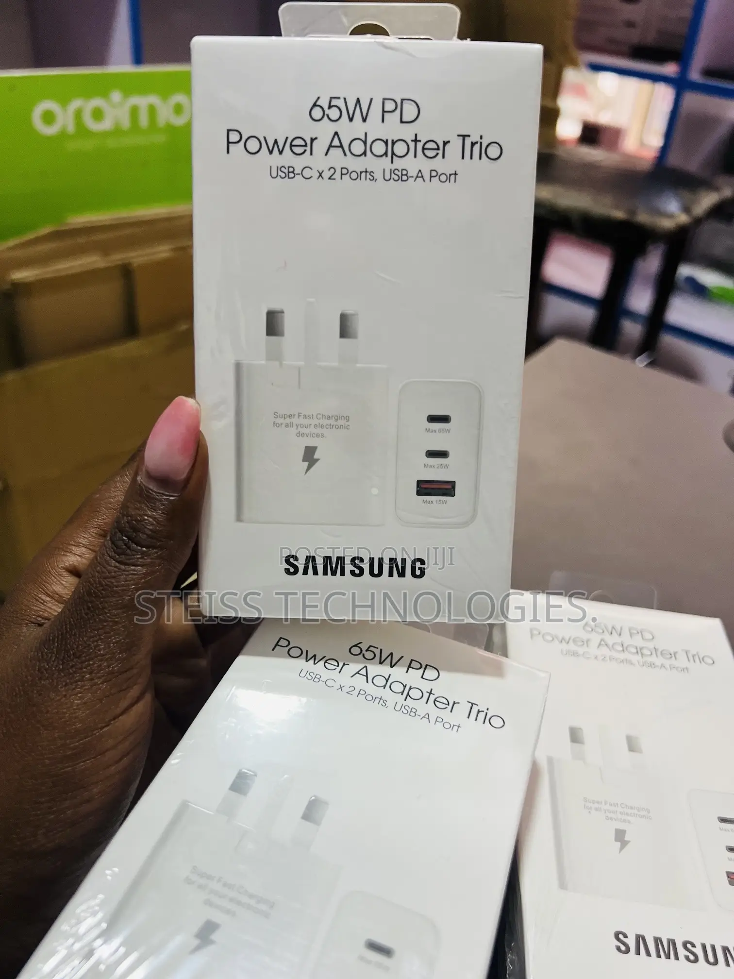65watts Usb C *2ports Samsung Charger