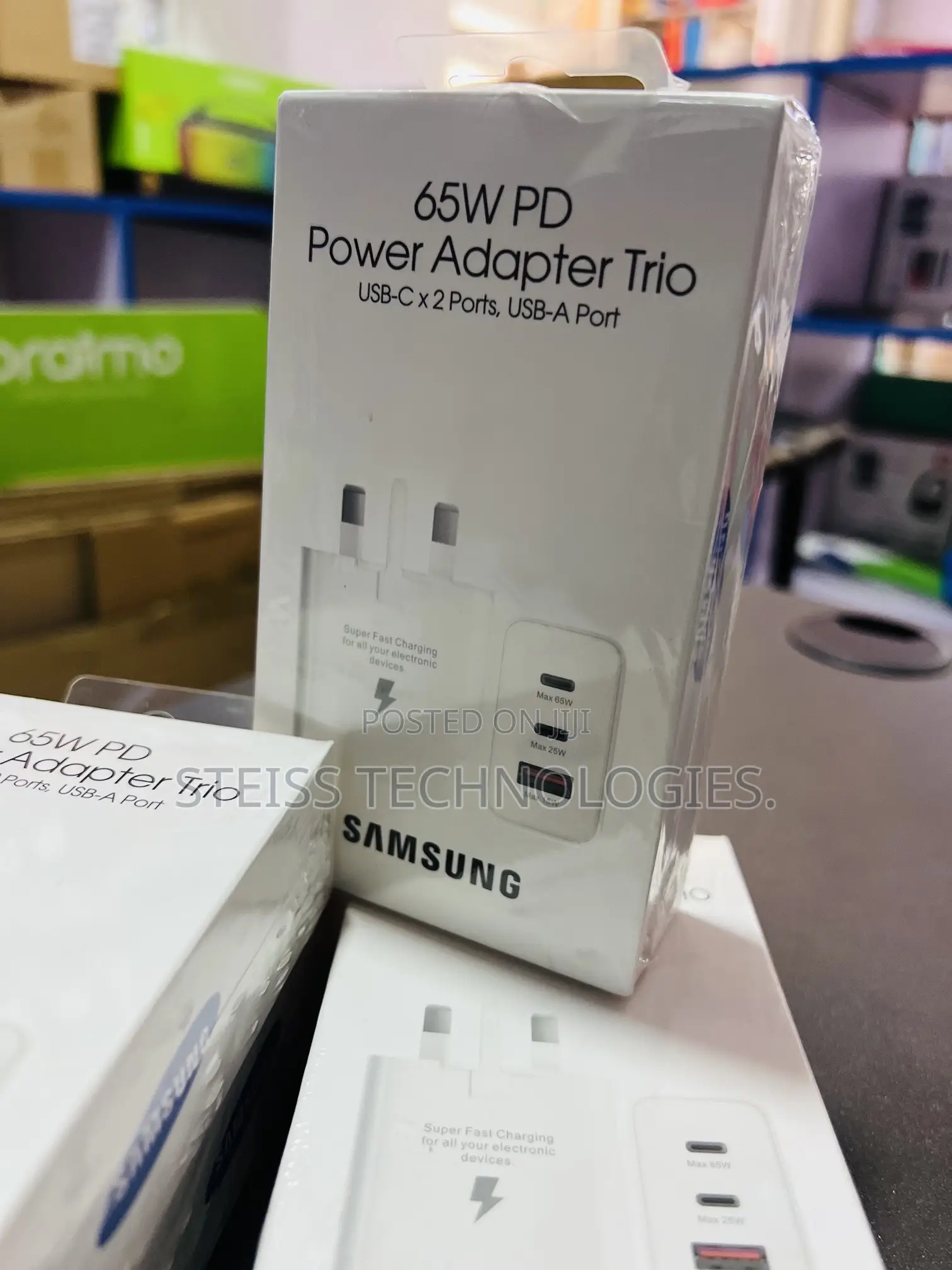 65watts Usb C *2ports Samsung Charger