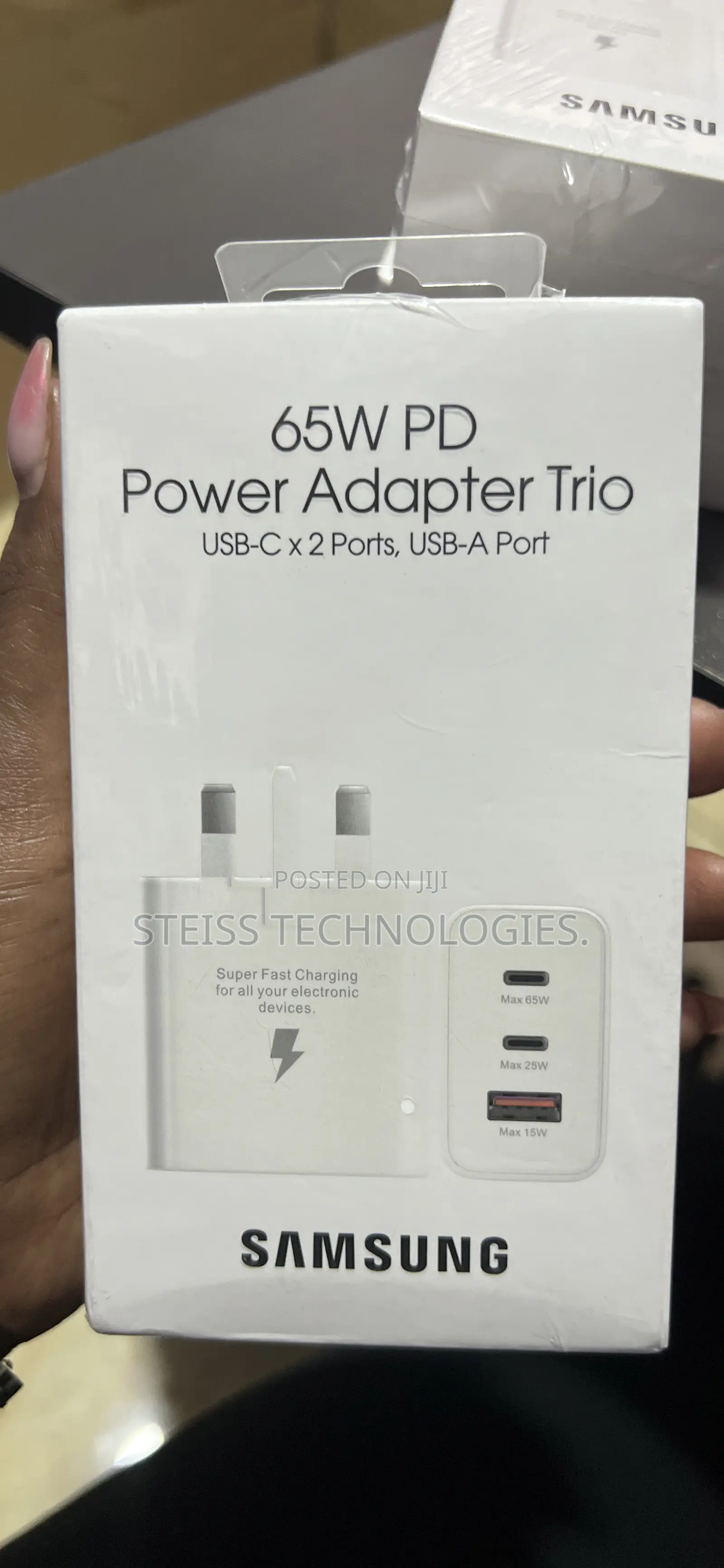 65watts Usb C *2ports Samsung Charger