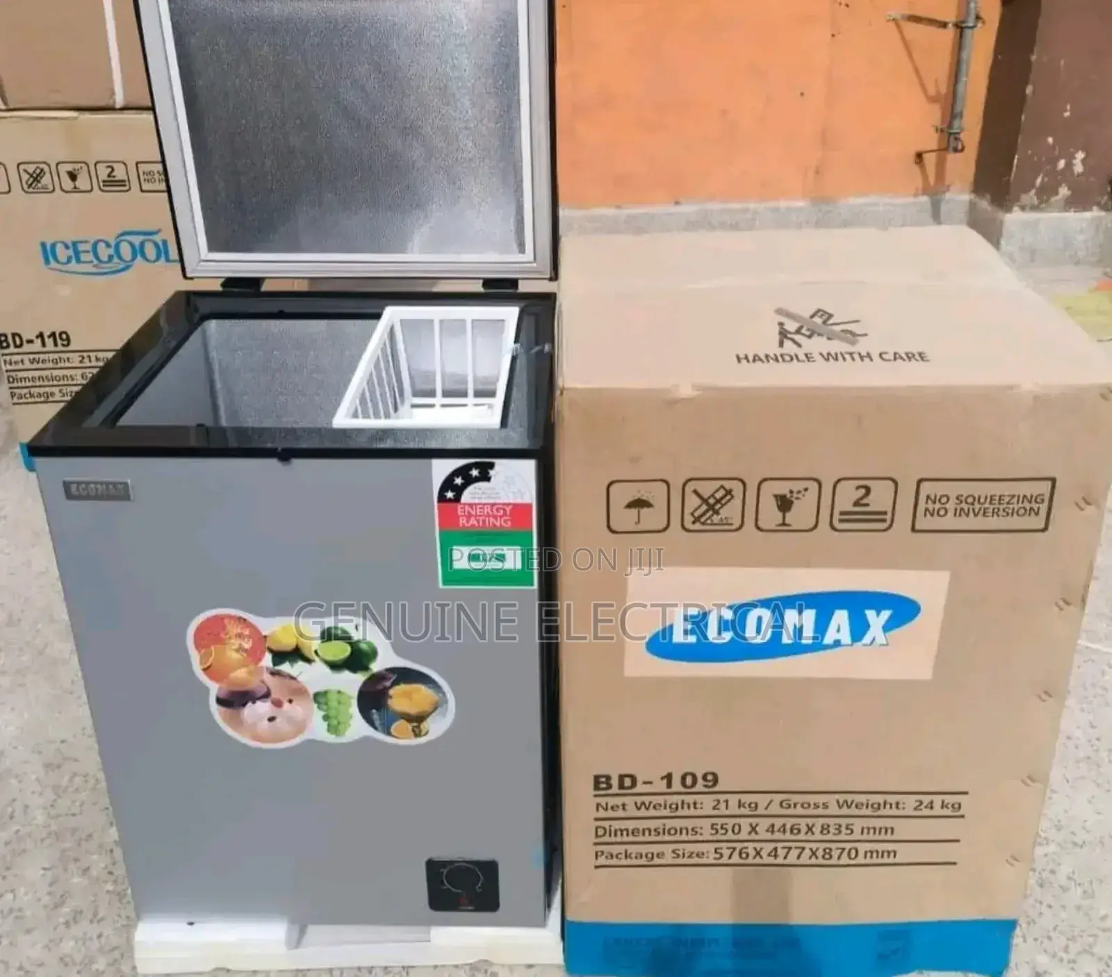 207w Ecomax 109l Chest Freezer Bd-109