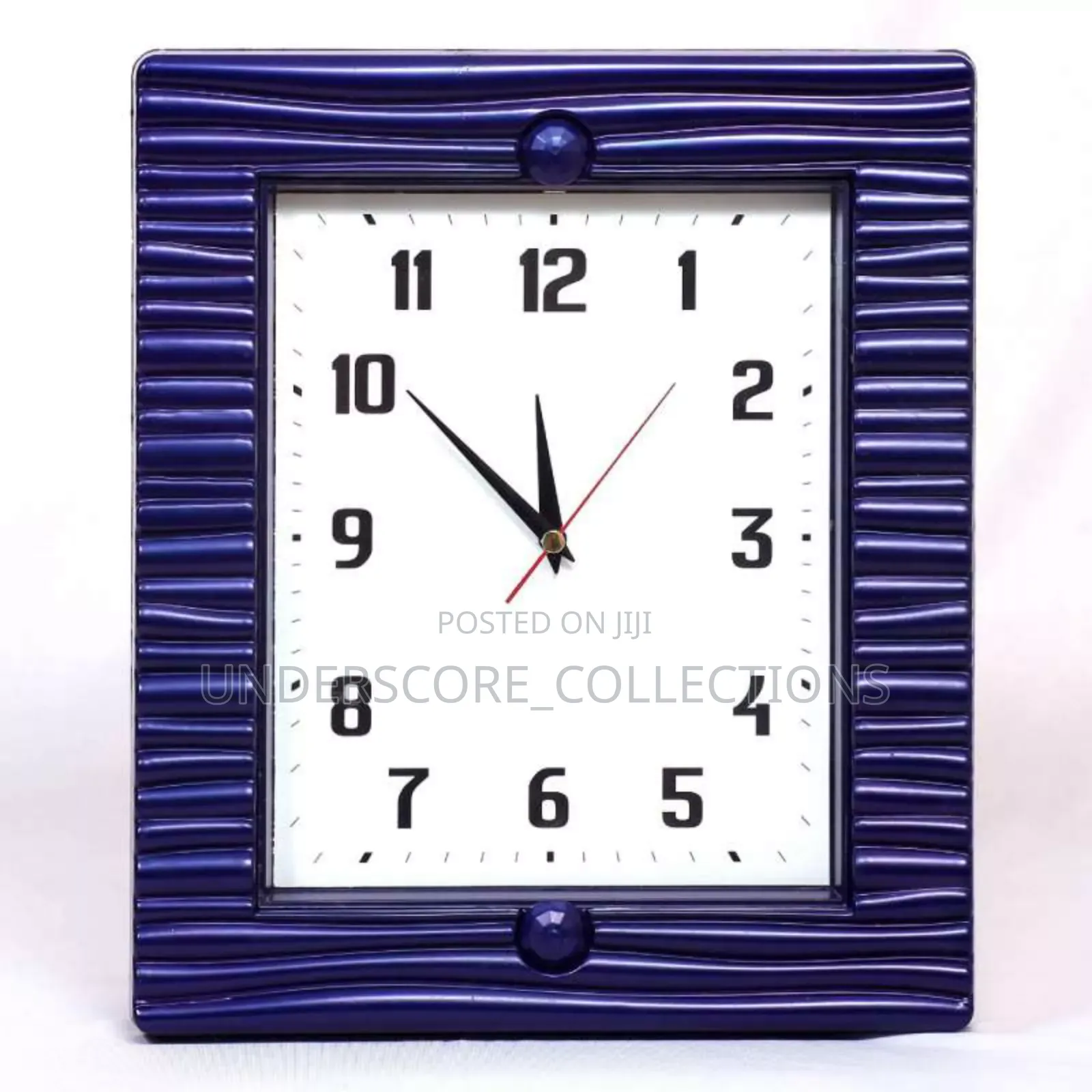 Simple Design Blue Wall Clock