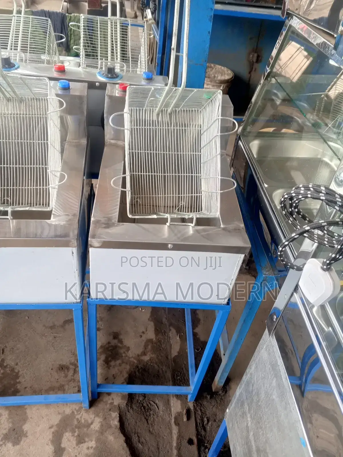 Single Chips Fryers Powered by Electric