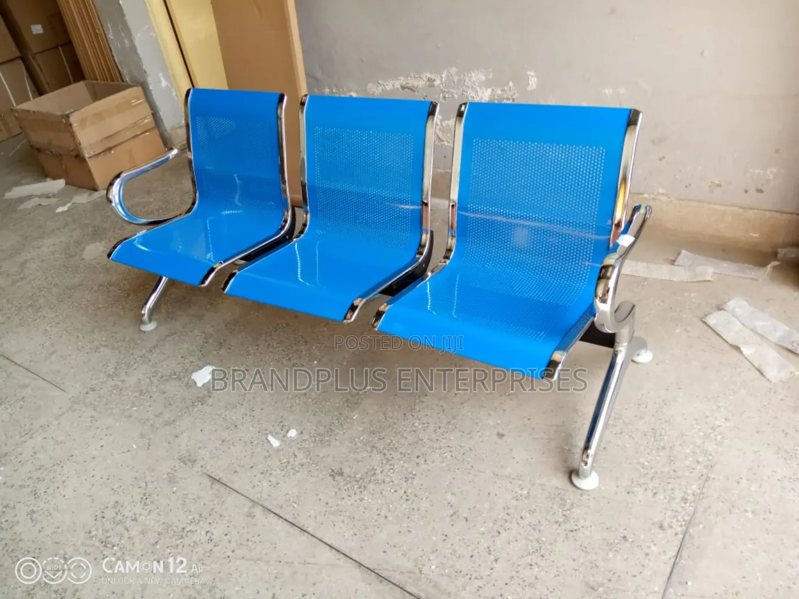 Unpadded Link Chair/Visitors Waiting Chair