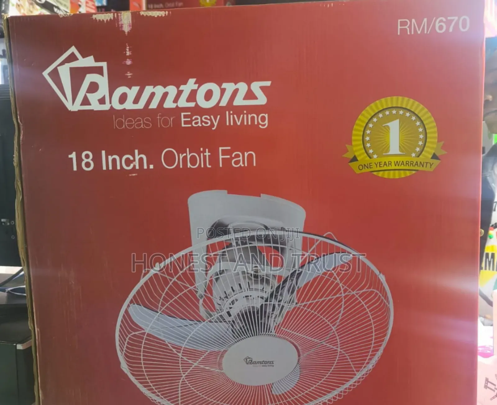 18 Inch 0rbit Fan Ramtons