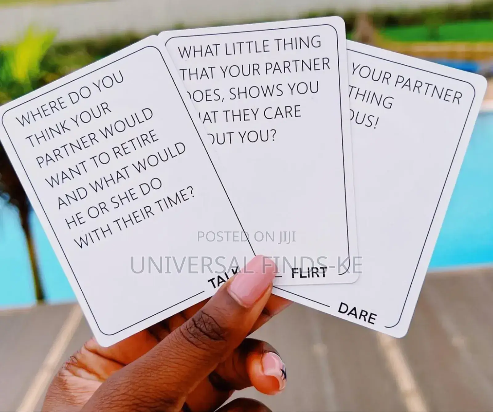 Talk Flirt Dare ^Three Games in One Card Game