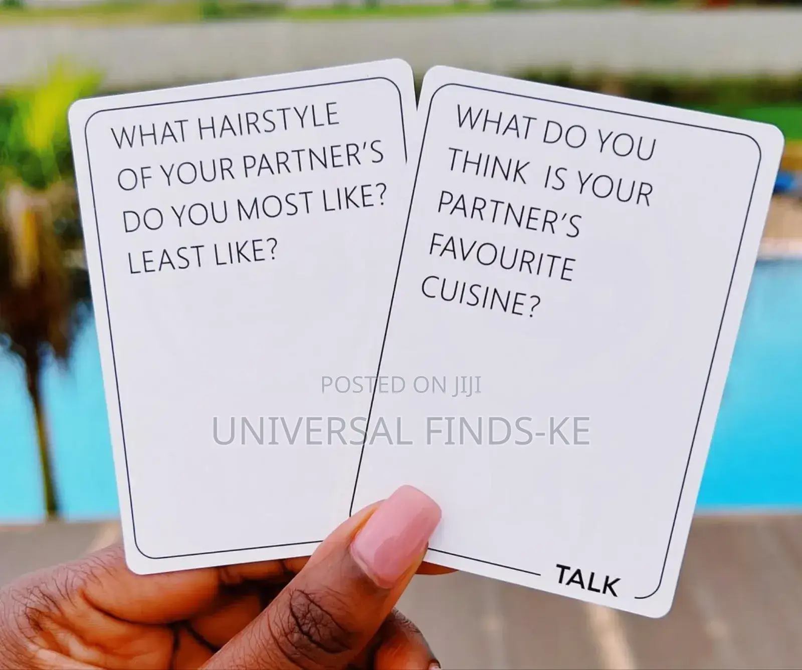 3 Games in 1 : Talk Flirt Dare Card Game