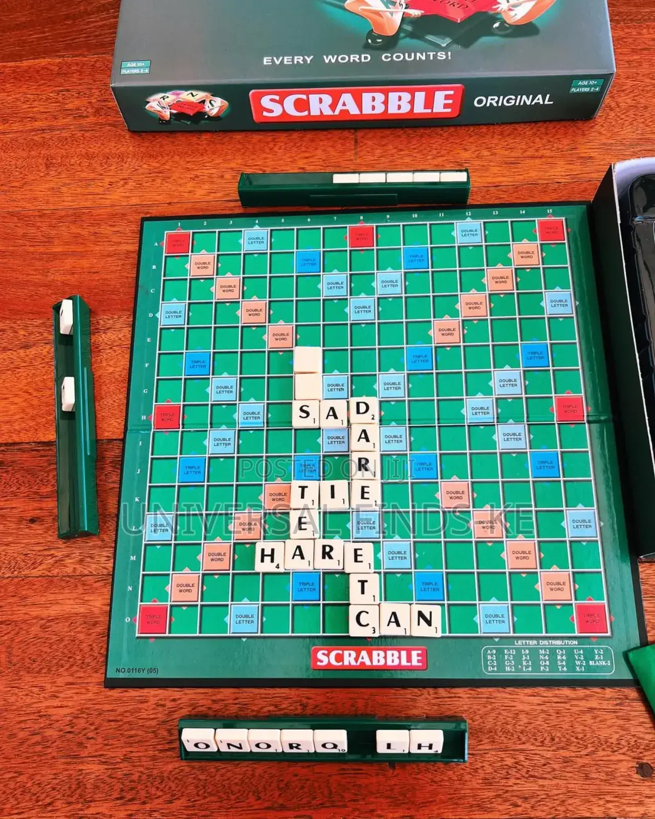Scrabble Word Board Game for Kids Adults