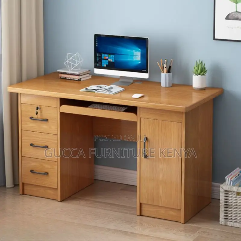 Clerical Desking:120cm Sleek Home Wooden Office Desk