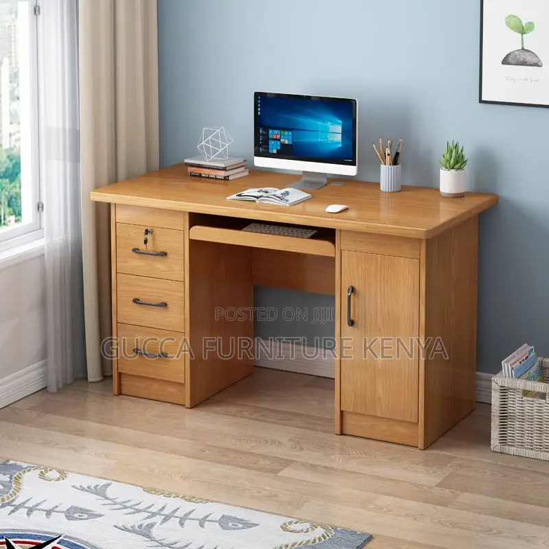 Clerical Desking:120cm Sleek Home Wooden Office Desk