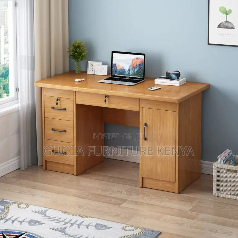 Clerical Desking:120cm Sleek Home Wooden Office Desk