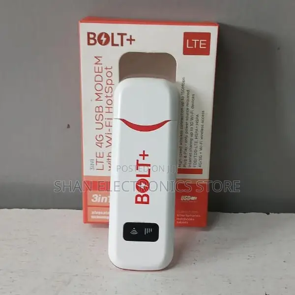 Wifi Usb Router>>Bolt 4g Lte Usb Modem With Wi-Fi Hotspot
