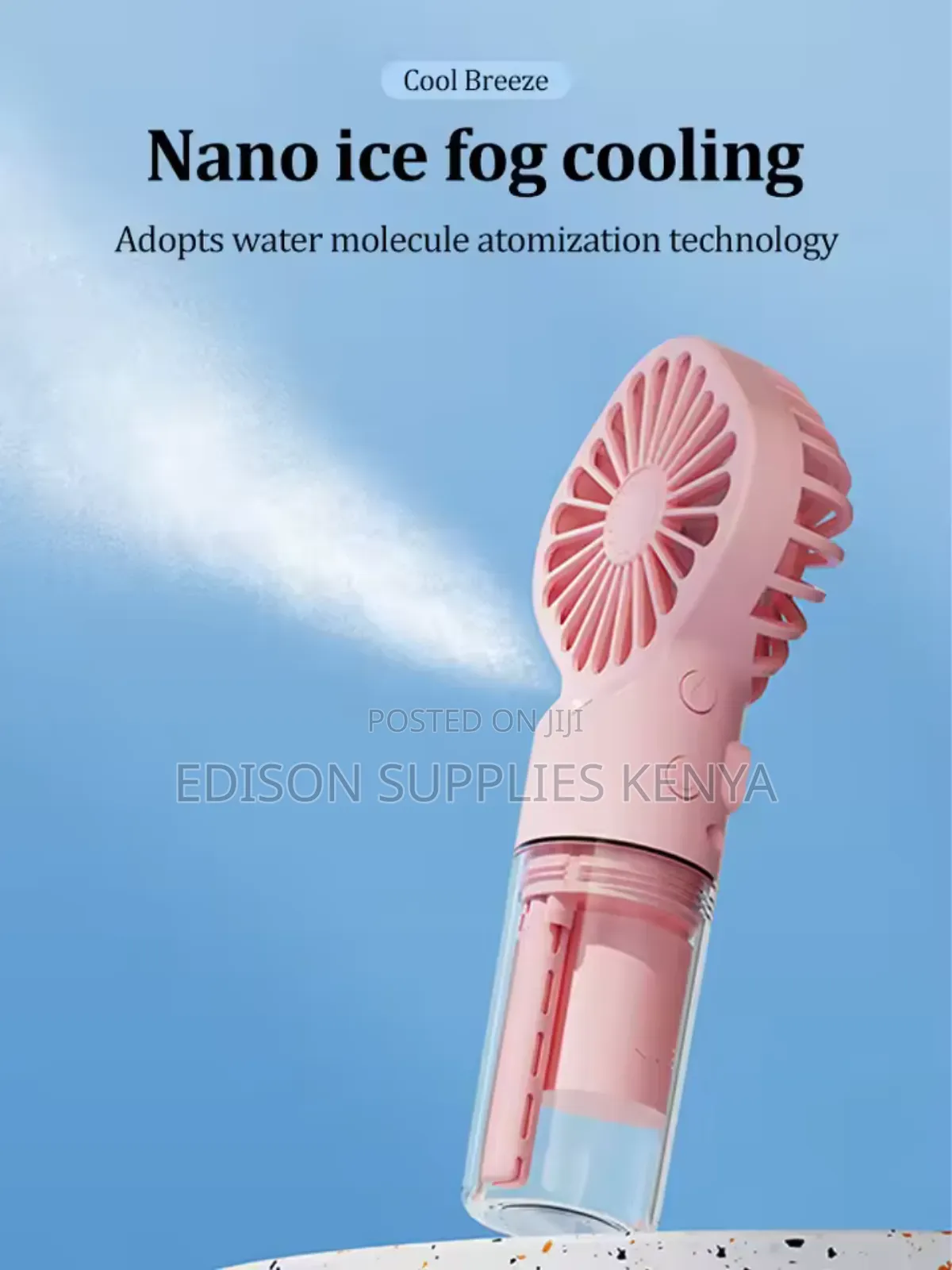 Hand Fans Mist Sprayer Fan Humidifier Cooling Fan