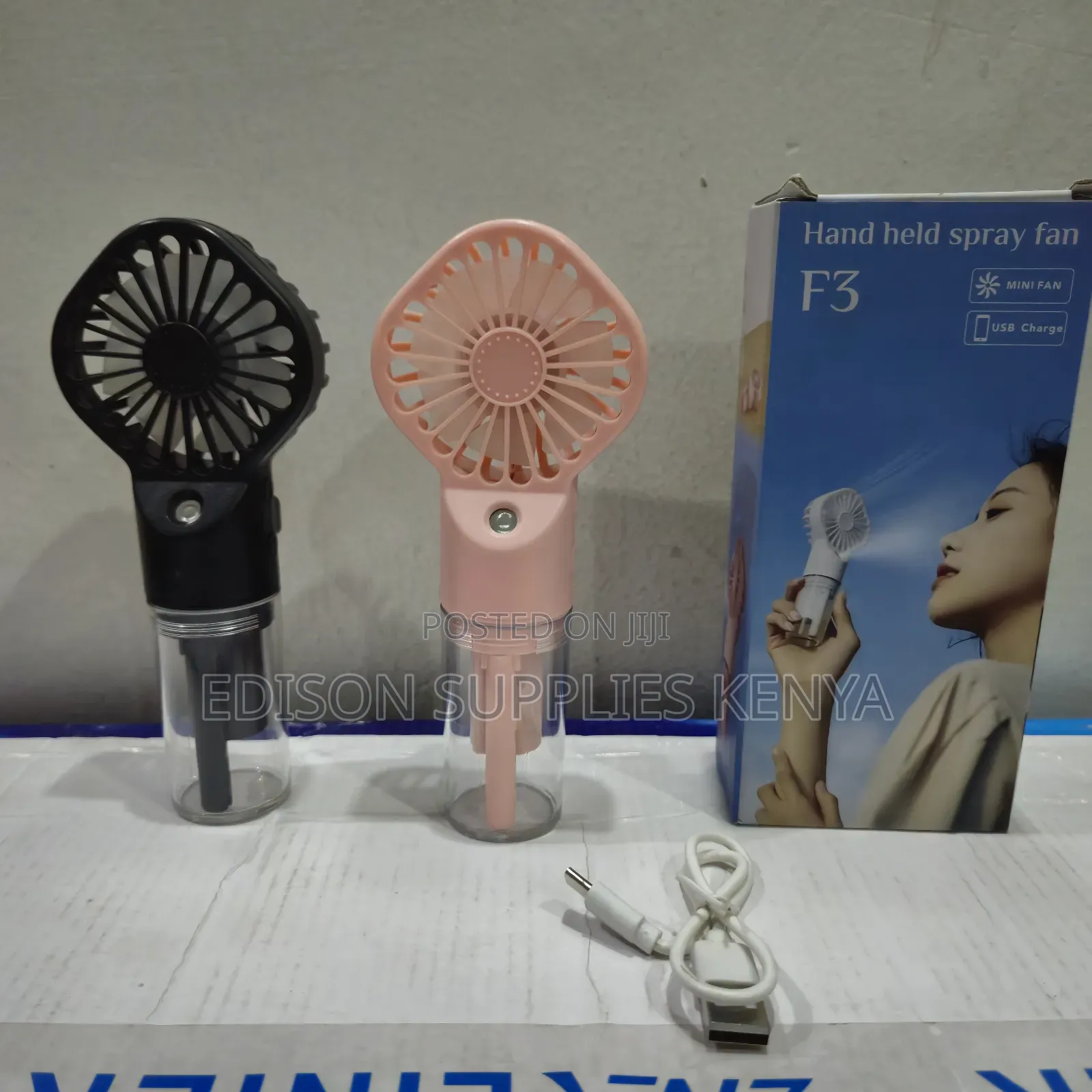 Hand Fans Mist Sprayer Fan Humidifier Cooling Fan