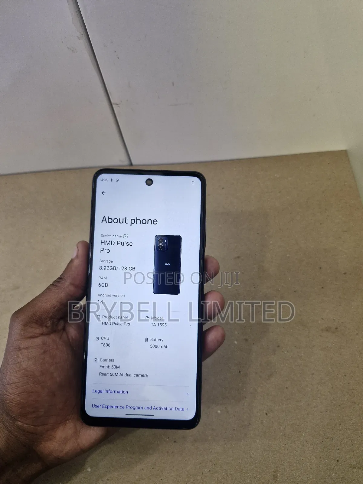 New HMD Pulse Pro 128 GB Black