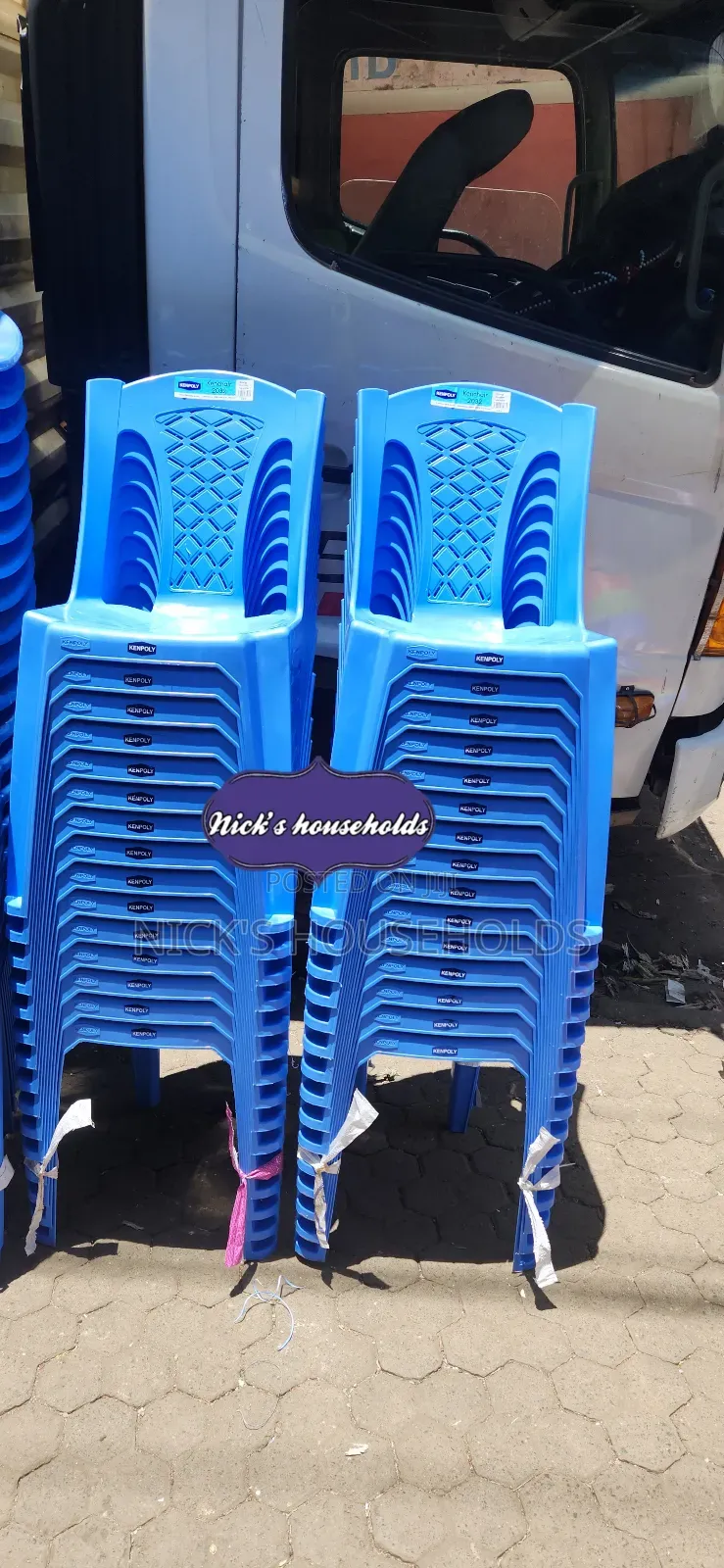 Quality Armless Kenpoly Plastic Chairs
