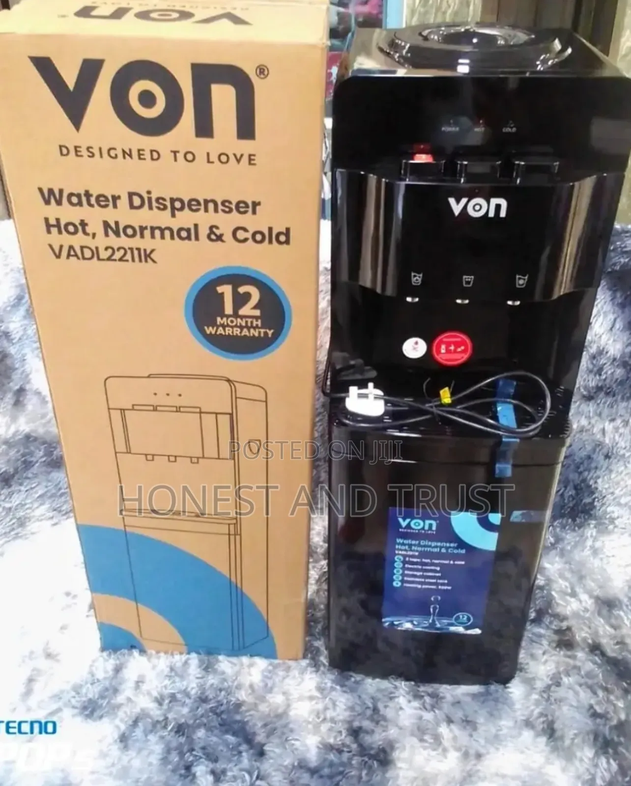 Water Dispenser:Von Hot, Cold Normal for Every Need