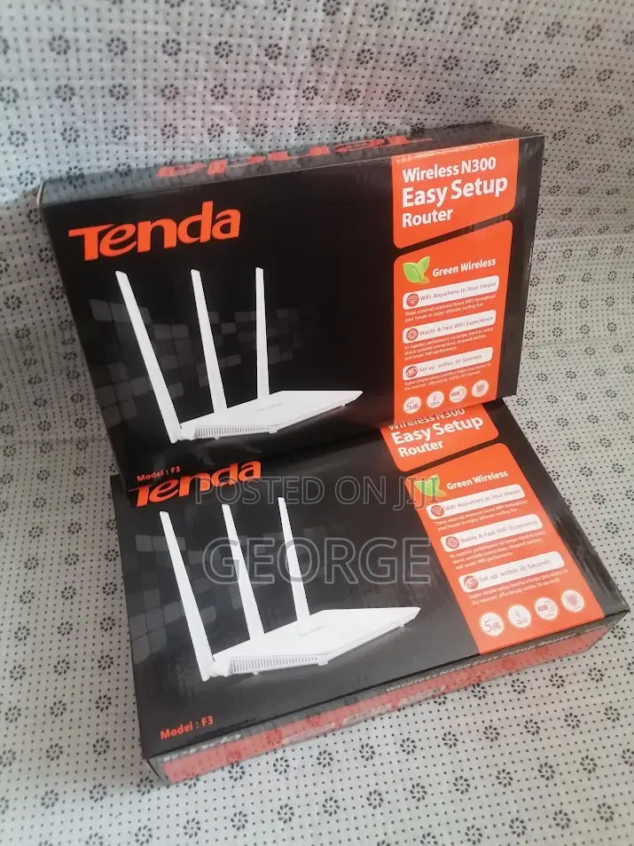 Compact Tenda F3 N300 300mbps Wifi Router