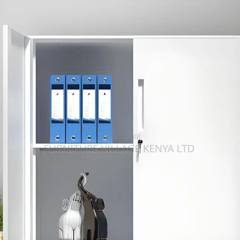 Water-Resistant Office Storage Unit With Flexible Shelf