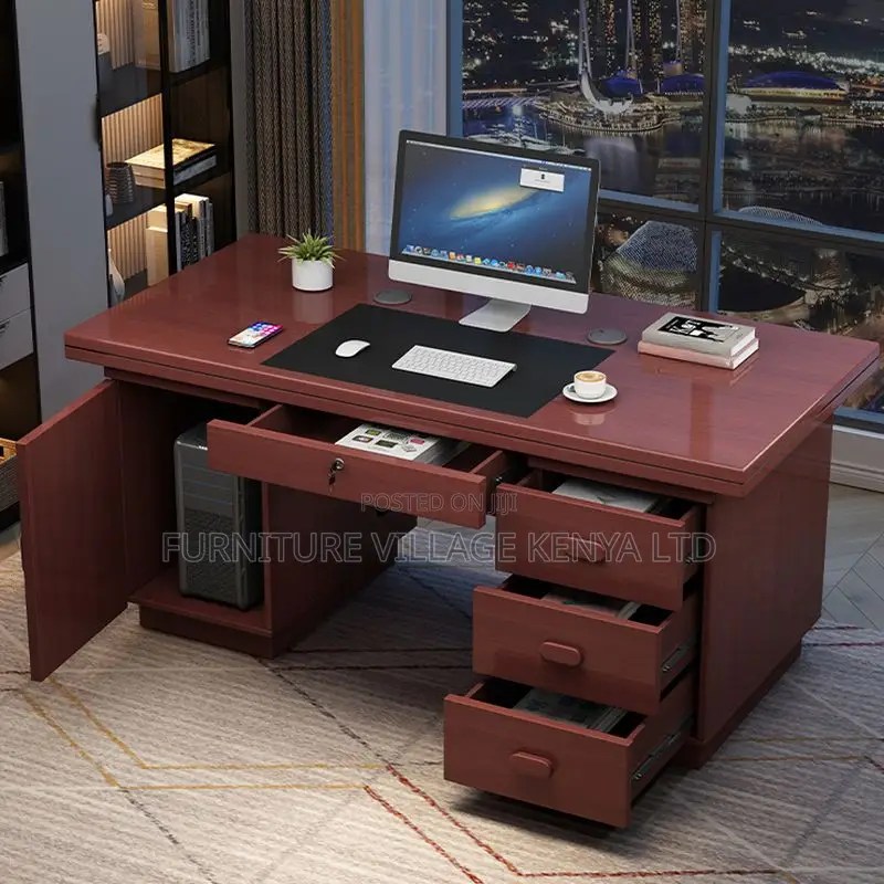 Office Tables; Executive Desk Type, and Locking Drawer