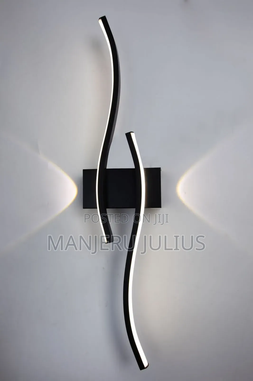 Unique Black Led Wall Light