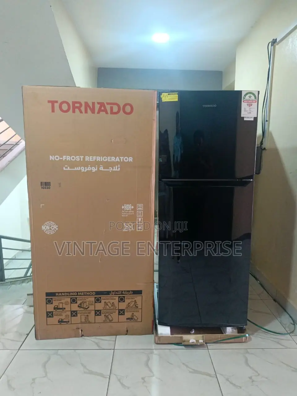 Tornado 304l Double Door Refrigerator No Frost