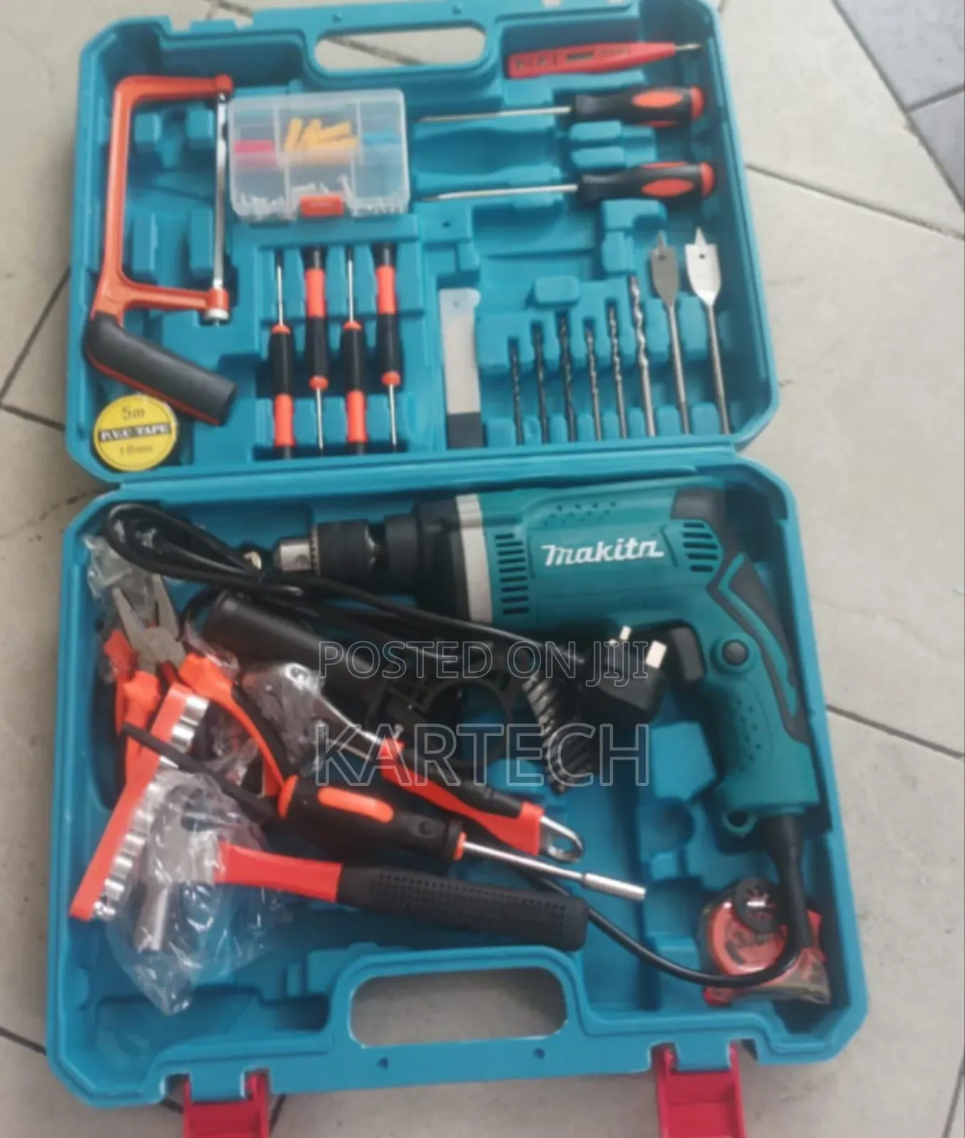 Makita Home and Diy Corded Electric Drill Tool Kit