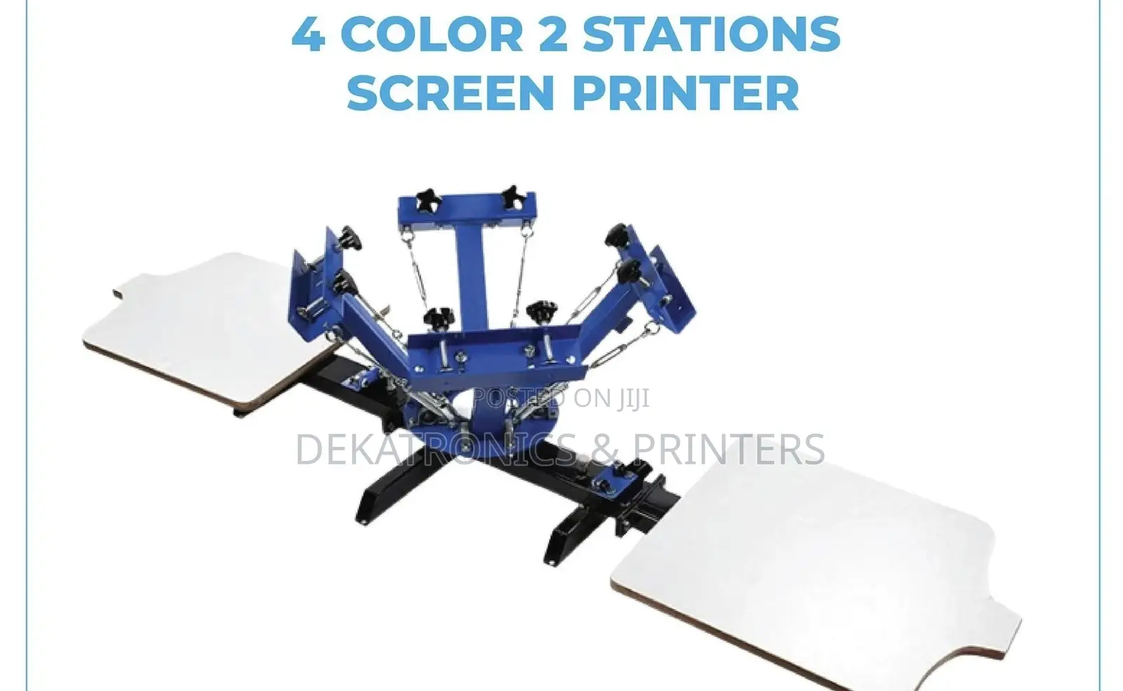 4 Color 2 Stations Screen Printer