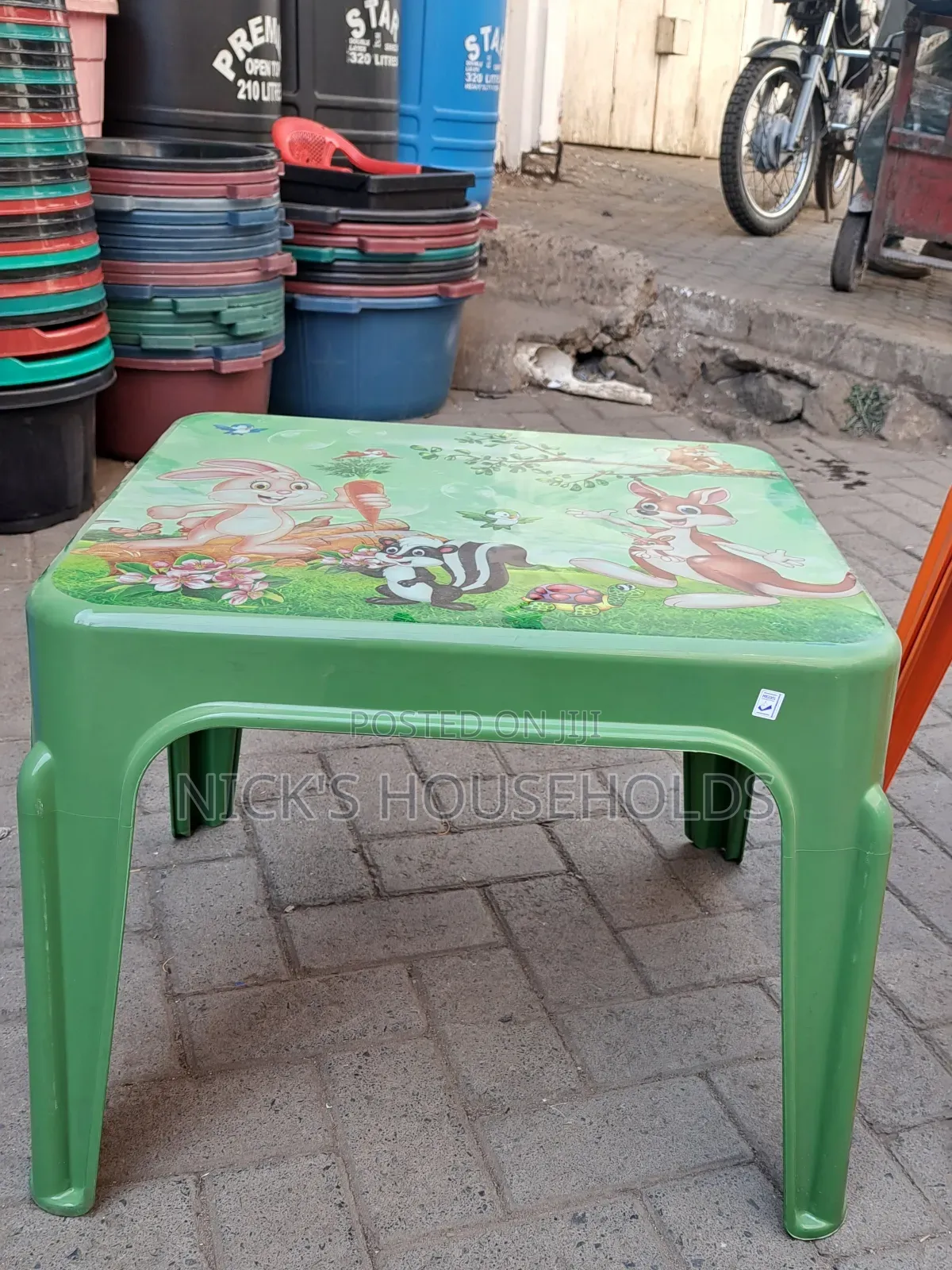 Beautiful Kids Square Plastic Table