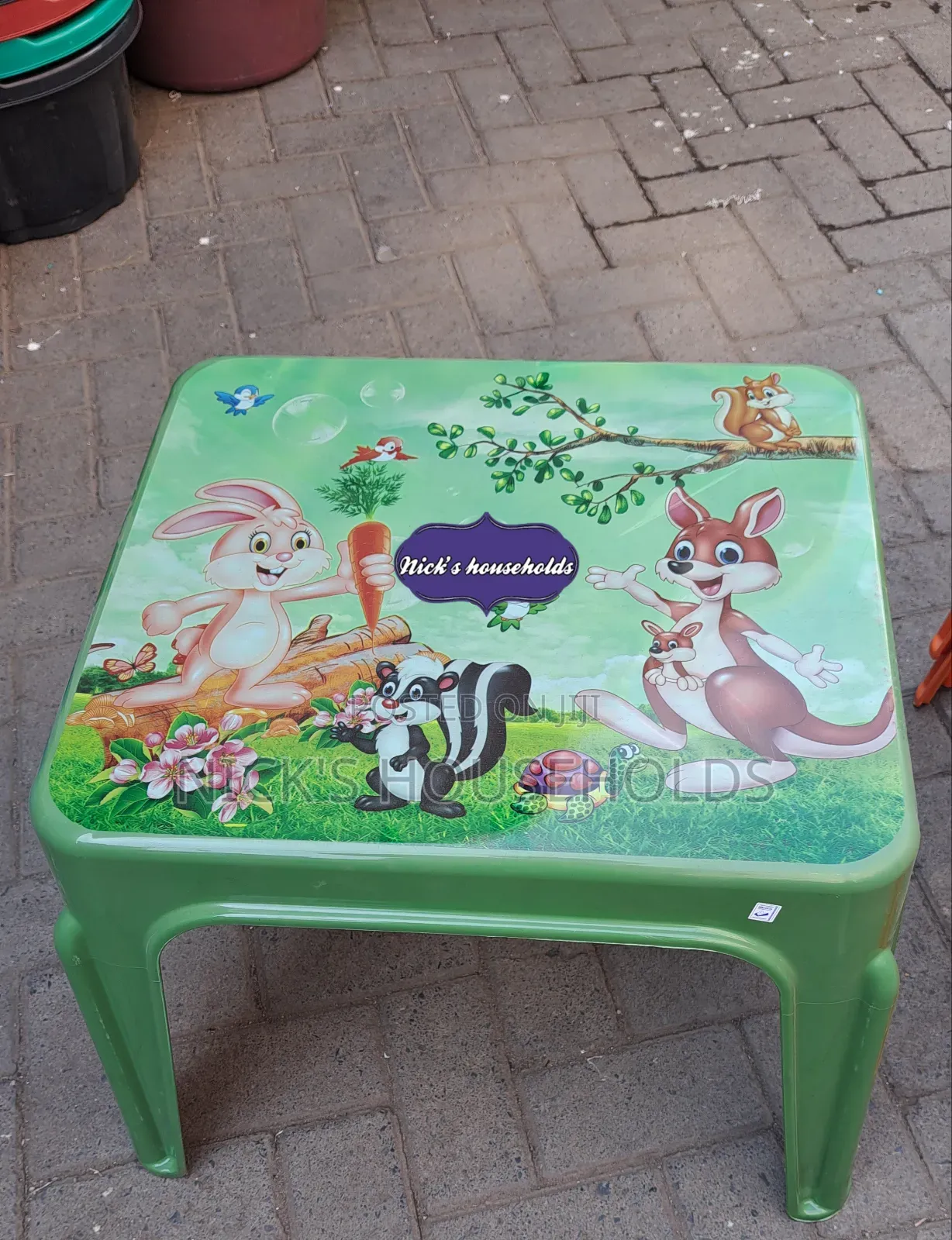 Beautiful Kids Square Plastic Table