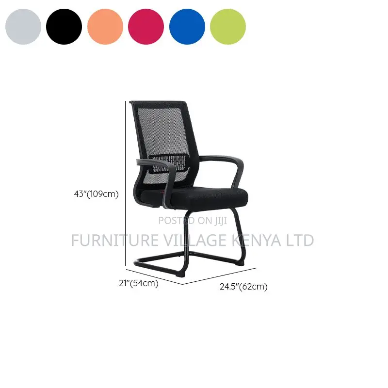 Office Seats; Conference Chair in Midnight Black