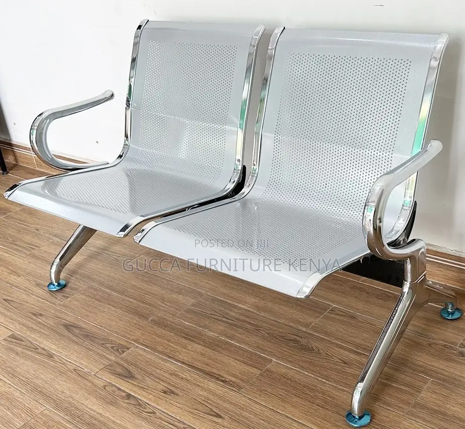 Benches: Office 2-Seater Iron Bench for Home Office