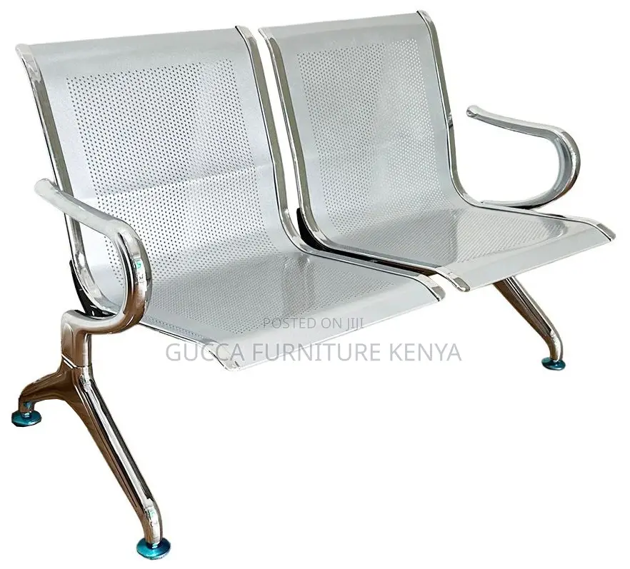 Benches: Office 2-Seater Iron Bench for Home Office