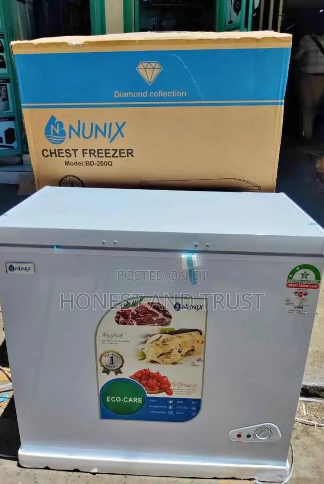 Nunix 200litres ~ Chest Freezer With Sliding Lid