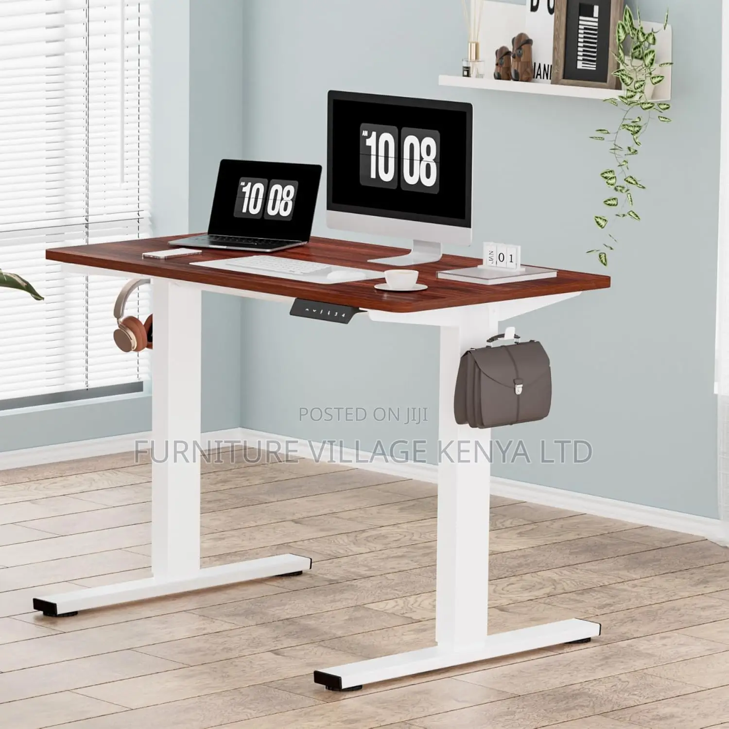 140 * 60cm Electric Standing Adjustable Sit Stand Up Desk