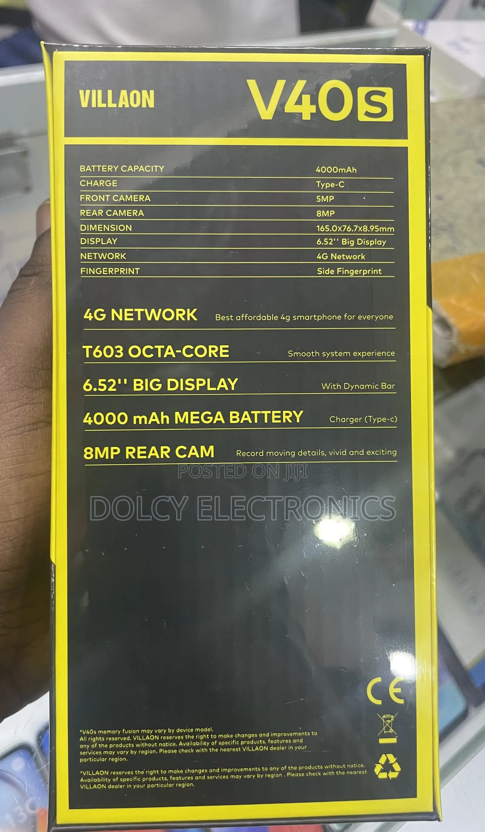 New Villaon V40s 64 GB Black