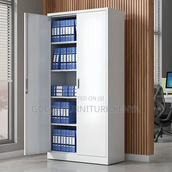 Cabinets: Office Vertical 2-Wide Metal Supplies Cabinet