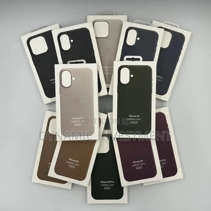iPhone 16 Pro, Pro Max, 16 Plus,Leather Magsafe Case/Cover