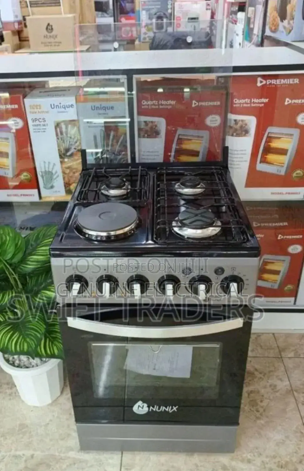 Nunix 50by55 3+1 Standing Cooker