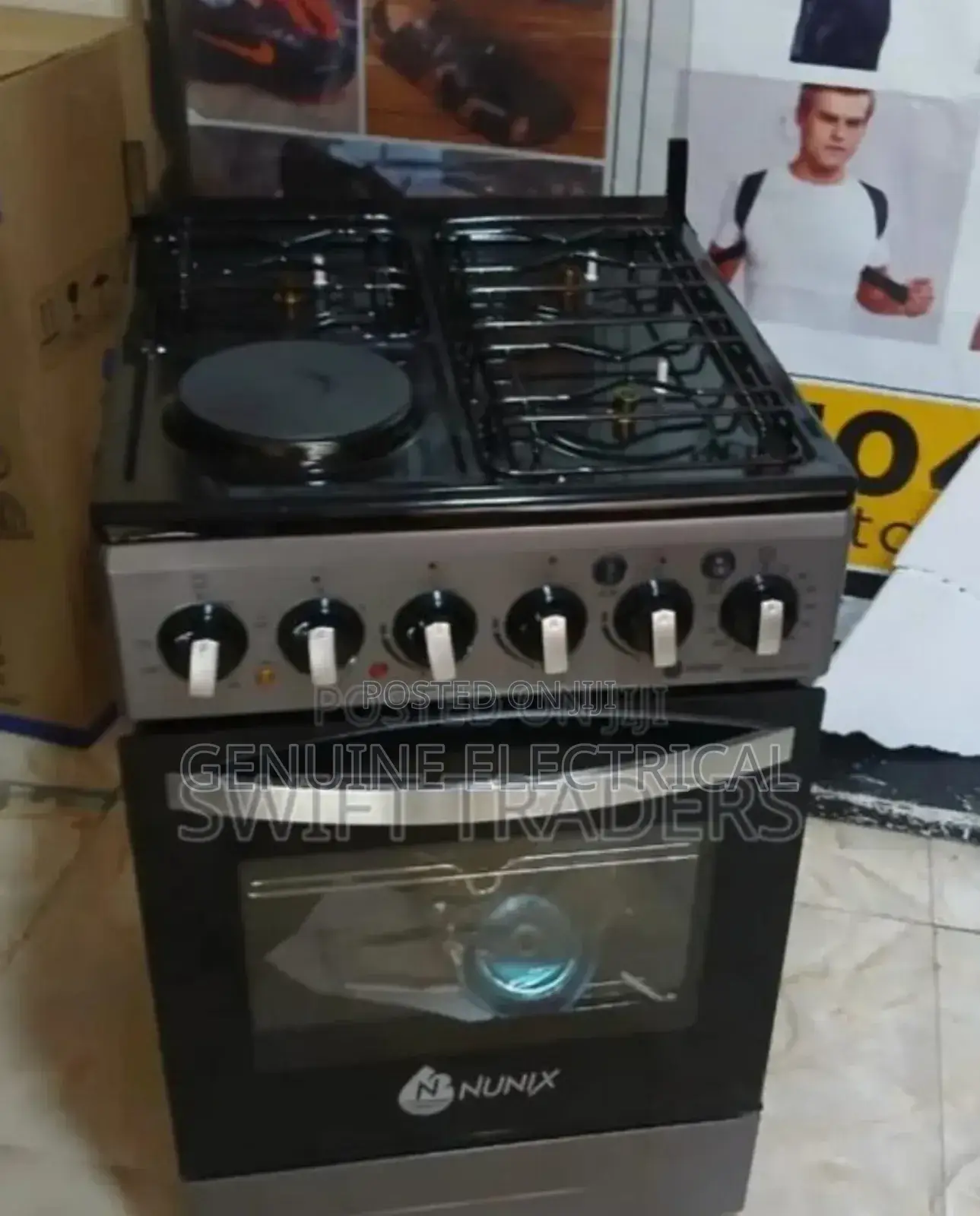 Nunix 3gas +1 Standing Cooker
