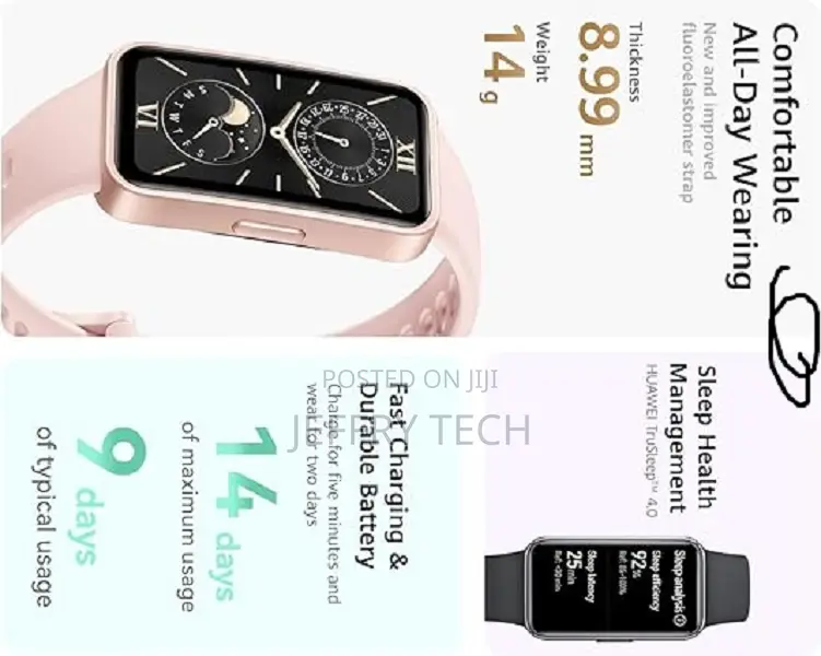 Huawei Band 9, Comfortable All-Day Wearing, Sleep Tracking,