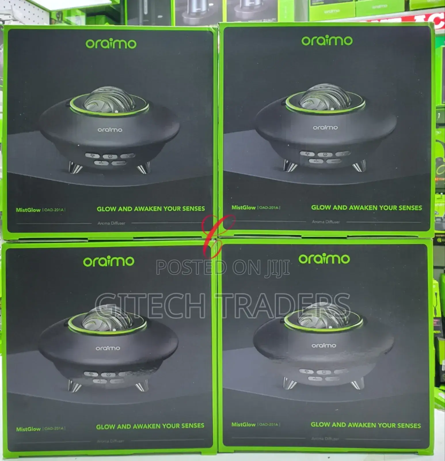 Oraimo Mist Glow Oad-201a Aroma Diffuser 120ml