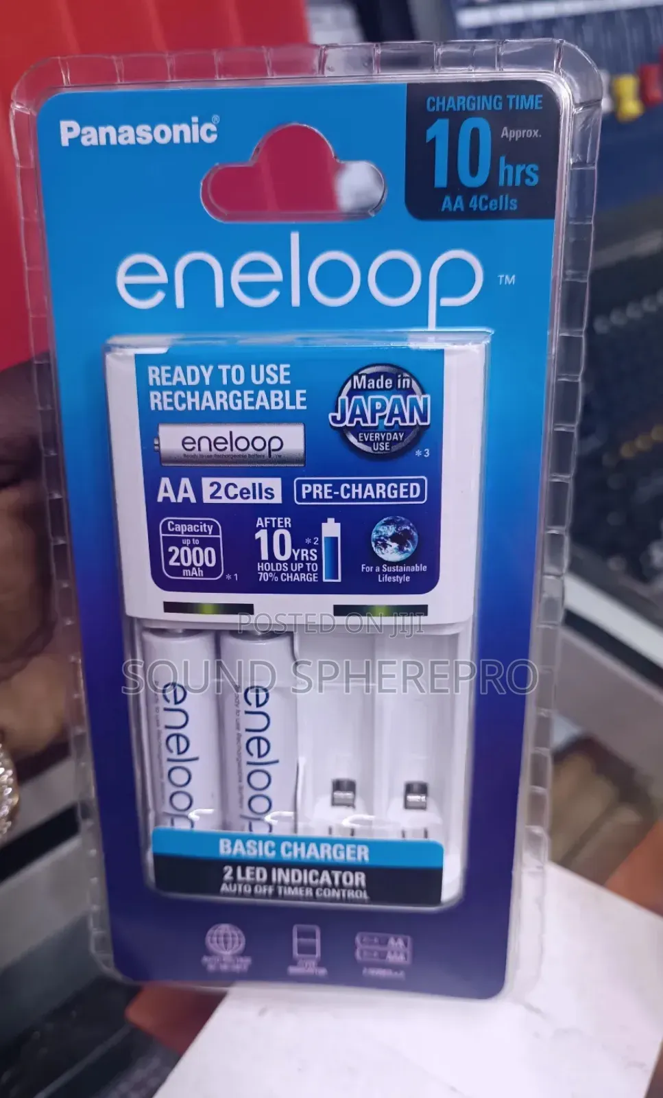 Panasonic Charger Plus 1pair Aa Batteries