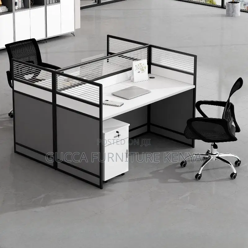 Workstations:Square Office 2-Seater Modern Workstation