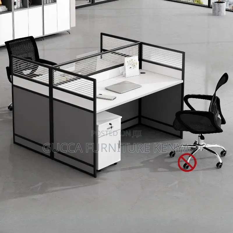 Workstations:Square Office 2-Seater Modern Workstation