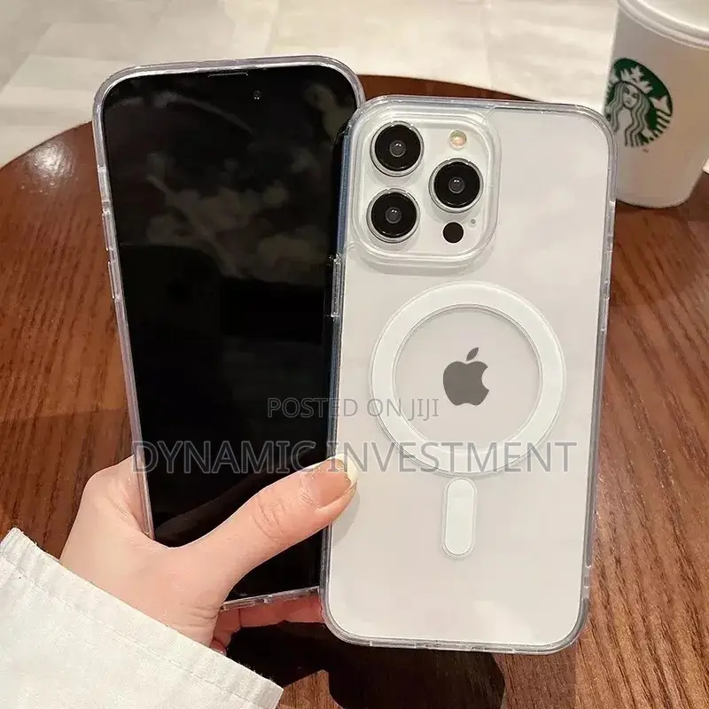 Genuine iPhone 15 Pro Clear Cover/Case With Magsafe Magnetic