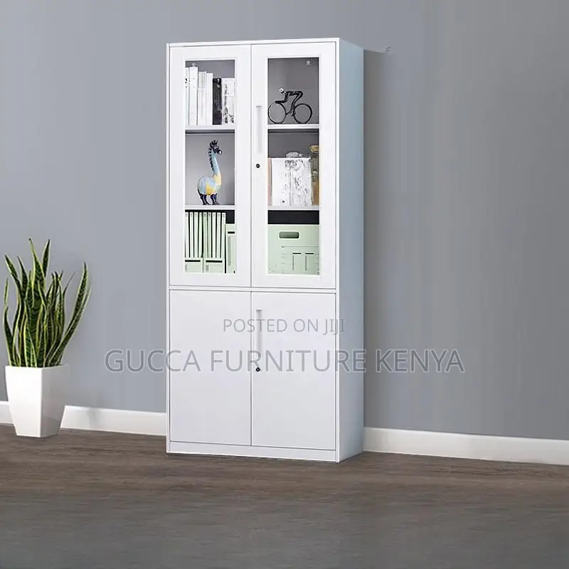 Cabinets:2-Door Steel Office Cabinet With Flexible Shelf