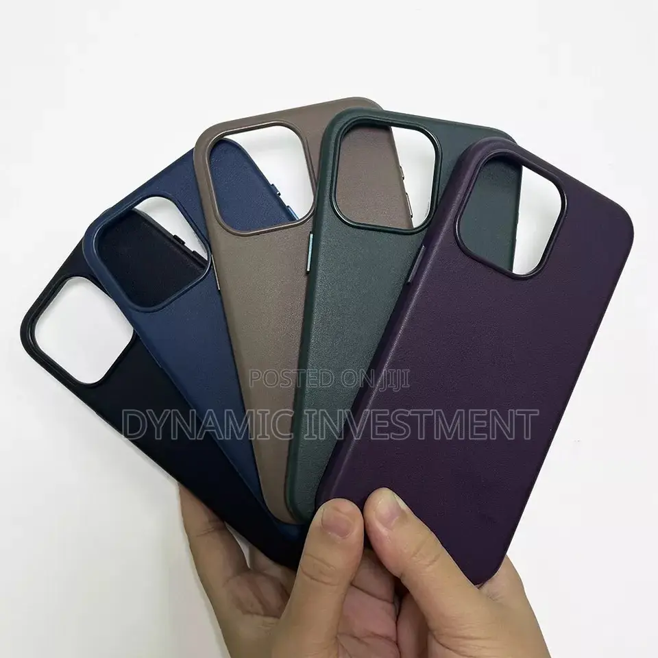iPhone 15 Pro Max Premium Leather Magnetic Case/Cover